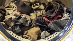 noisy dryer with cloths