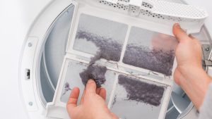 dryer lint causing shut off issue