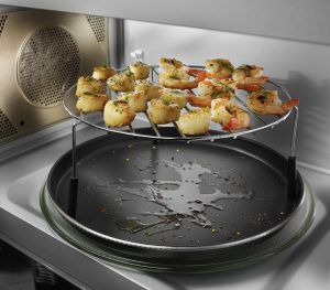 dirty microwave needing pro cleaning